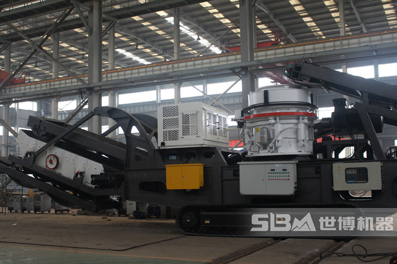 世博廠家建筑垃圾破碎篩選機(jī)生產(chǎn)車間