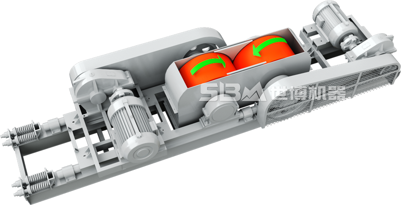 雙輥破碎機結(jié)構(gòu)圖