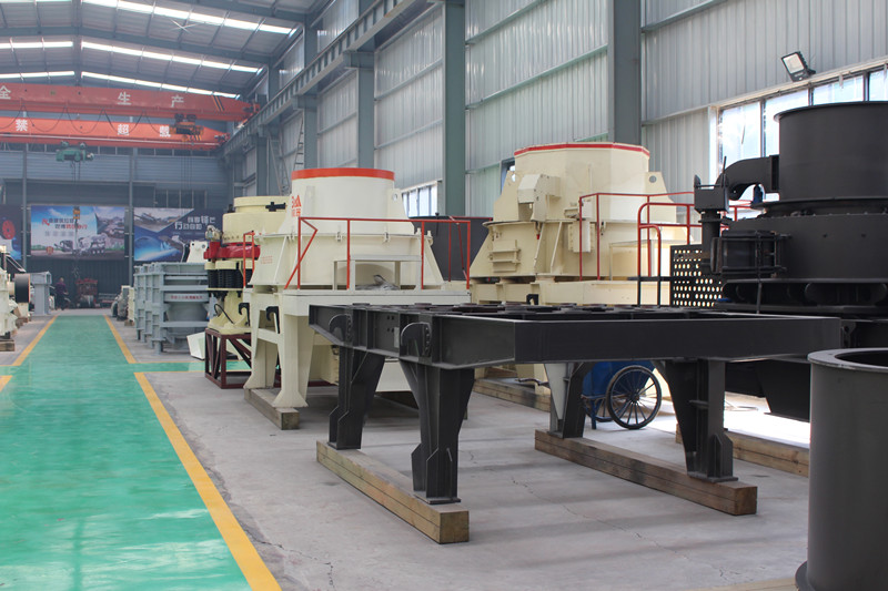 整形制沙機生產(chǎn)車間圖