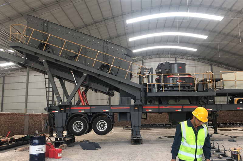 新型機(jī)制砂生產(chǎn)設(shè)備移動碎沙機(jī)圖片