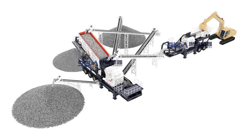 移動碎石生產(chǎn)線設(shè)備