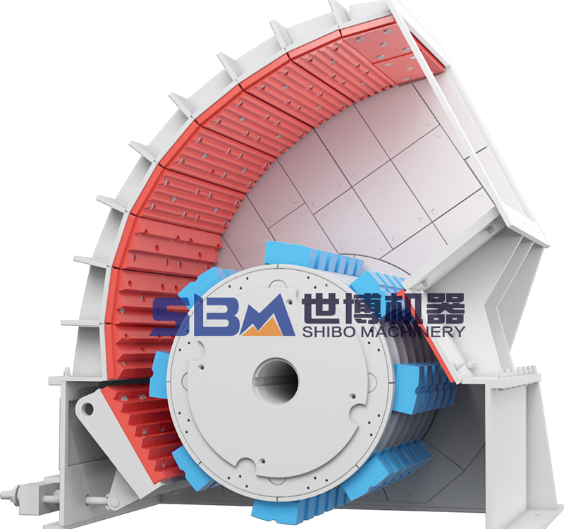 錘式破碎機結(jié)構(gòu)原理圖