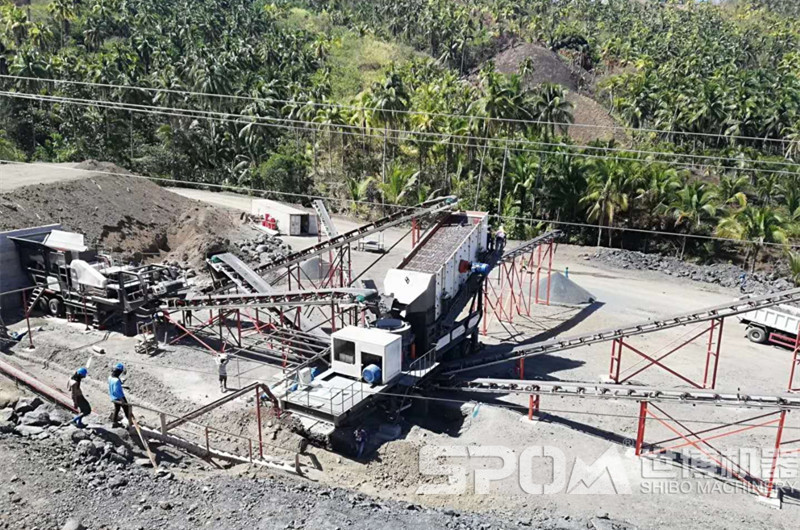 移動(dòng)式破碎過(guò)篩機(jī)，破碎篩分一體機(jī)