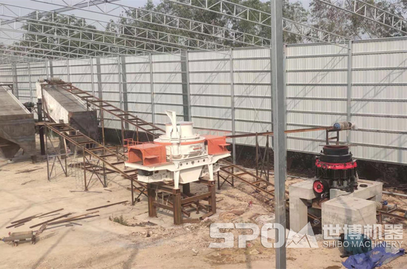 干式機制砂生產(chǎn)客戶現(xiàn)場