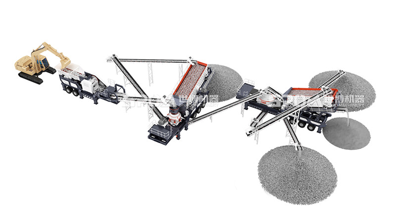 輪胎式砂石生產(chǎn)線設(shè)備配置