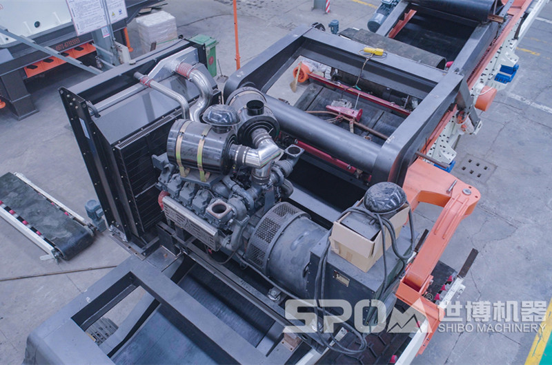 移動破碎站電機(jī)細(xì)節(jié)圖