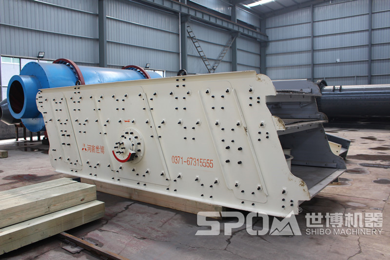 振動(dòng)篩，篩分石灰石混合料