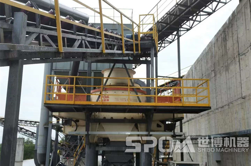 客戶現(xiàn)場實(shí)拍，沖擊式制砂機(jī)